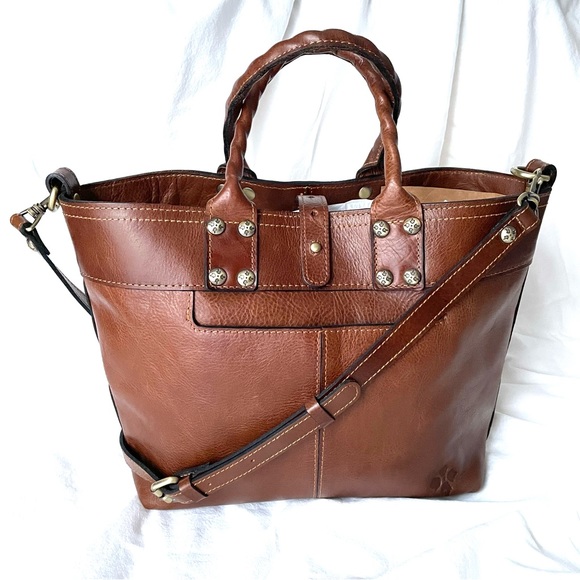Patricia Nash Handbags - Patricia Nash Analia Crossbody Leather Bag Cognac Brown